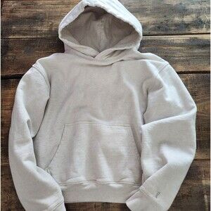 Aritzia TNA Extra Fleece   Hoodie Size M Light Grey